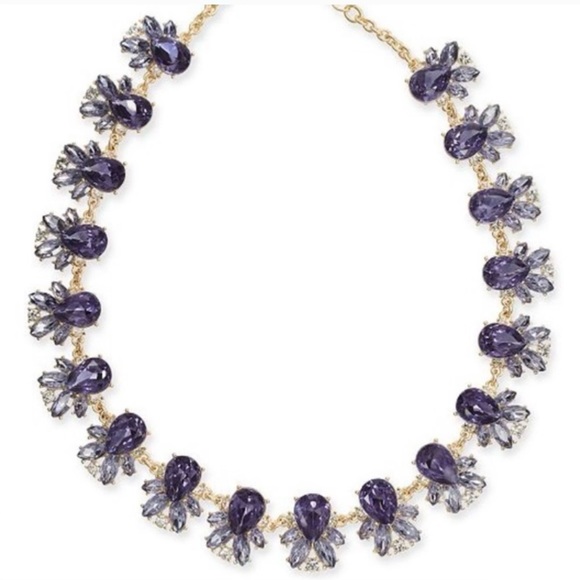 Charter Club Gold Tone Purple Necklace - Picture 1 of 4